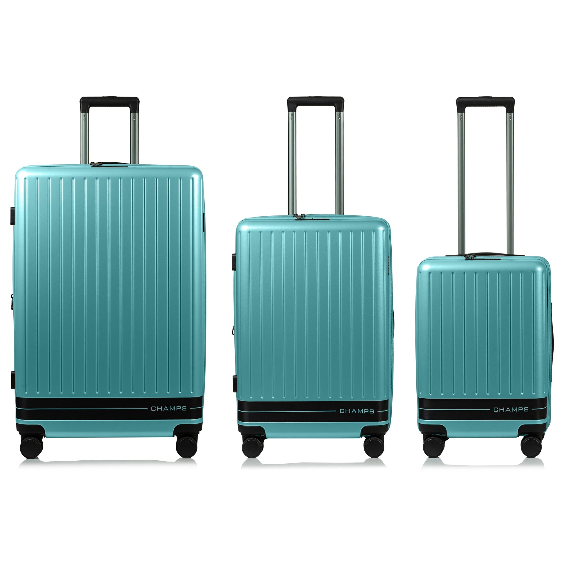 Champs Luggage Champs Fresh II Expandable 3-Piece Luggage Set