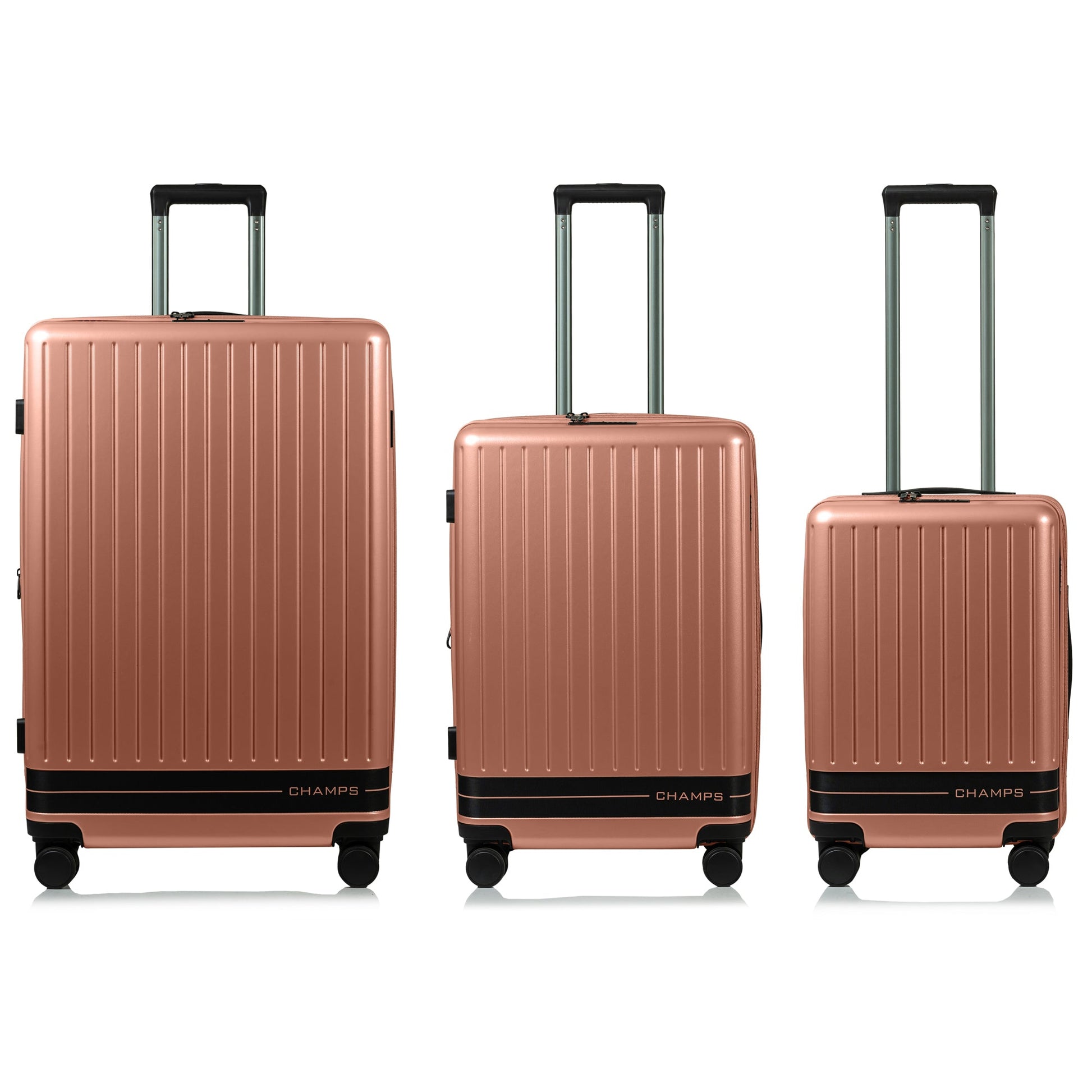 Champs Luggage Champs Fresh II Expandable 3-Piece Luggage Set