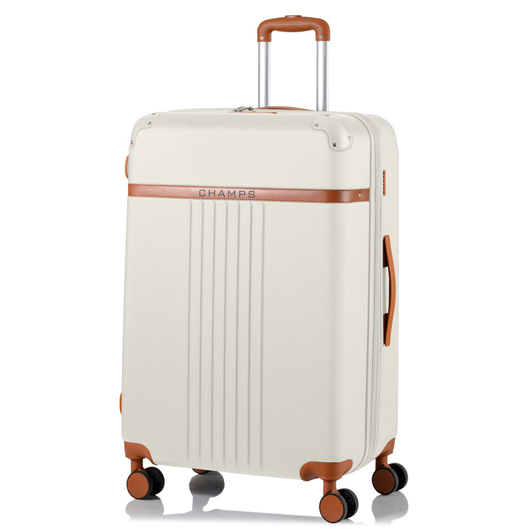 Champs Luggage Champs Vintage Expandable 2-Piece Luggage Set (Carry-On & Large)