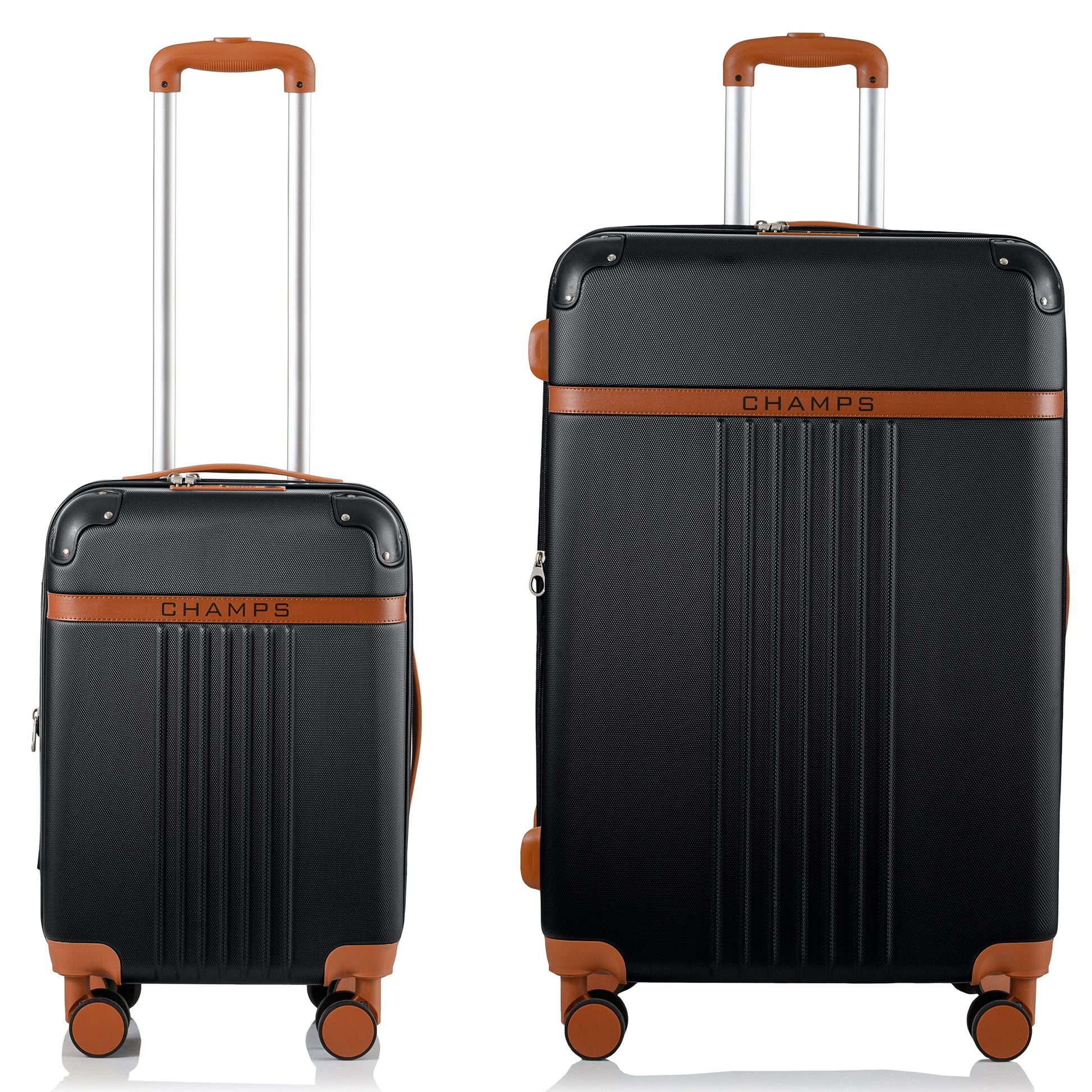 Champs Luggage Champs Vintage Expandable 2-Piece Luggage Set (Carry-On & Large)