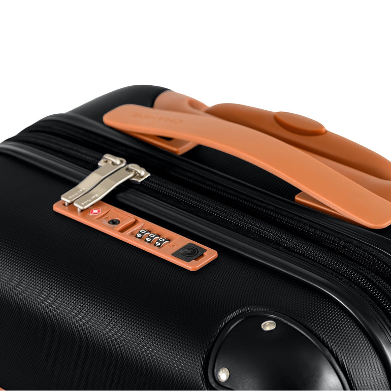 Champs Luggage Champs Vintage Expandable 2-Piece Luggage Set (Carry-On & Large)
