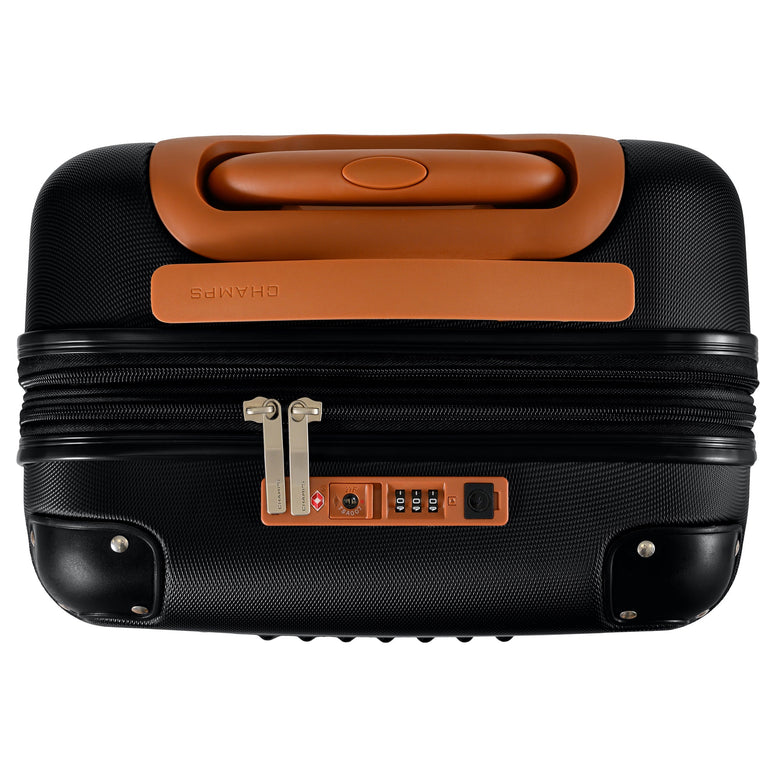 Champs Luggage Champs Vintage Expandable 2-Piece Luggage Set (Carry-On & Large)