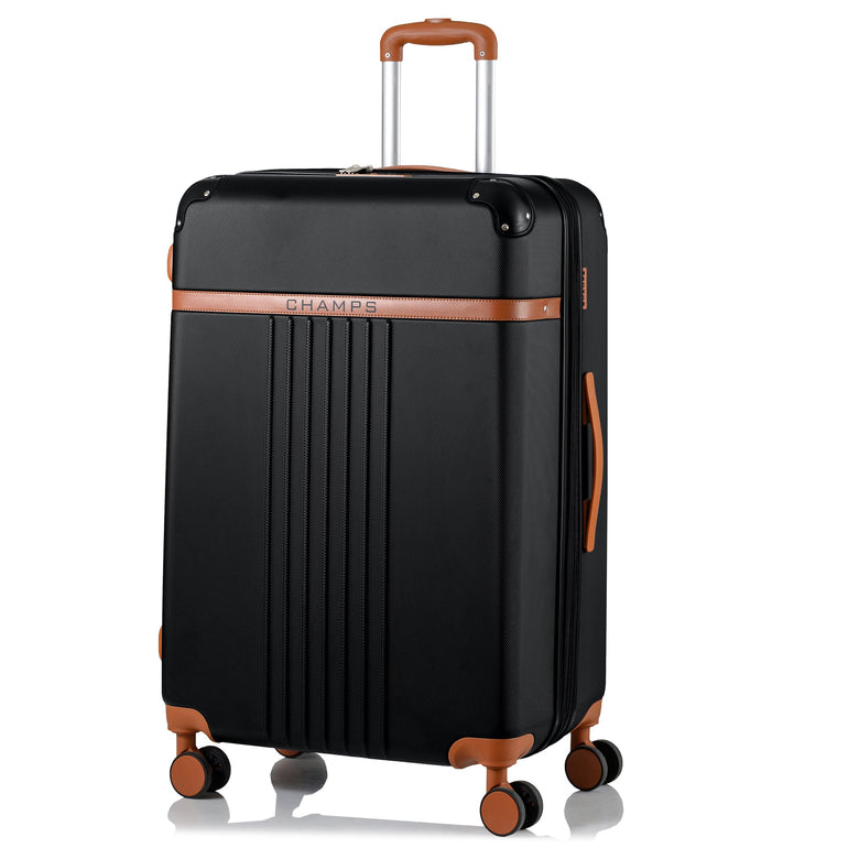Champs Luggage Champs Vintage Expandable 2-Piece Luggage Set (Carry-On & Large)