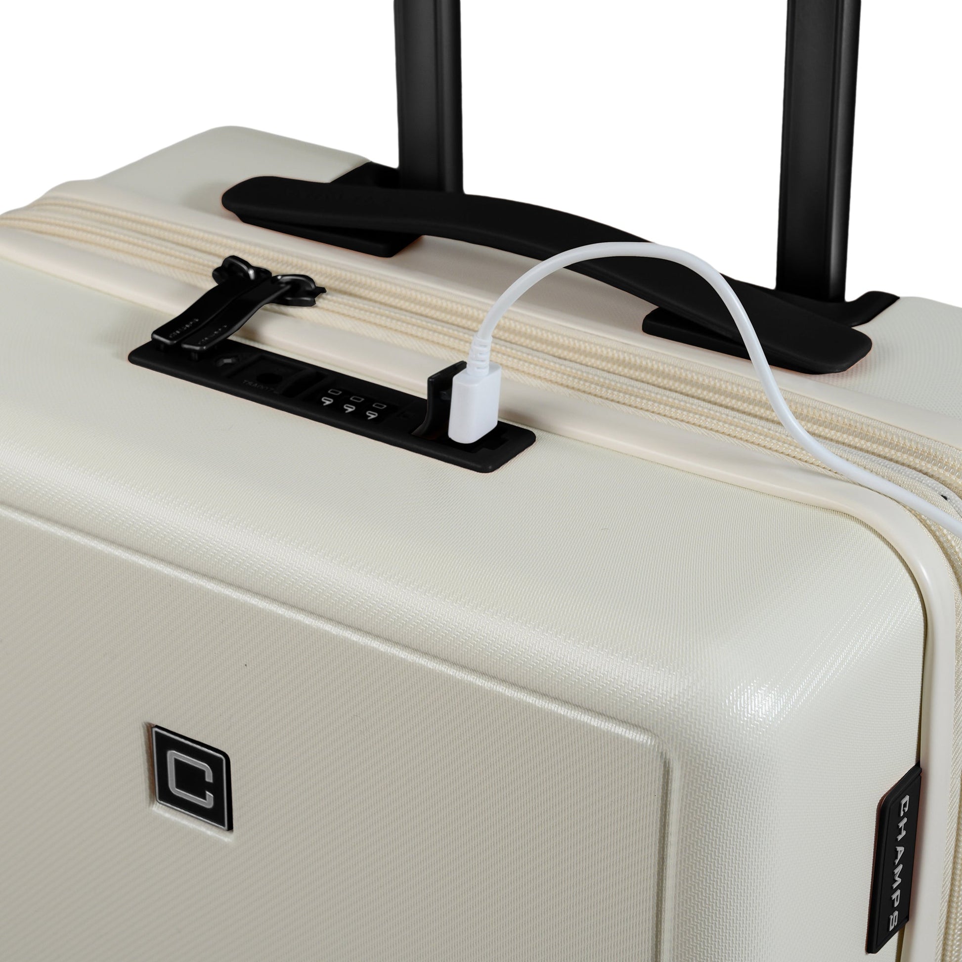 Champs Luggage Champs Vintage Muse Expandable 3-Piece Luggage Set