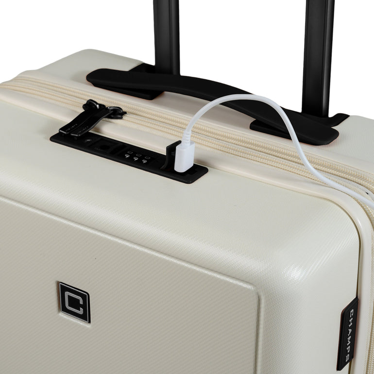 Champs Luggage Champs Vintage Muse Expandable 3-Piece Luggage Set