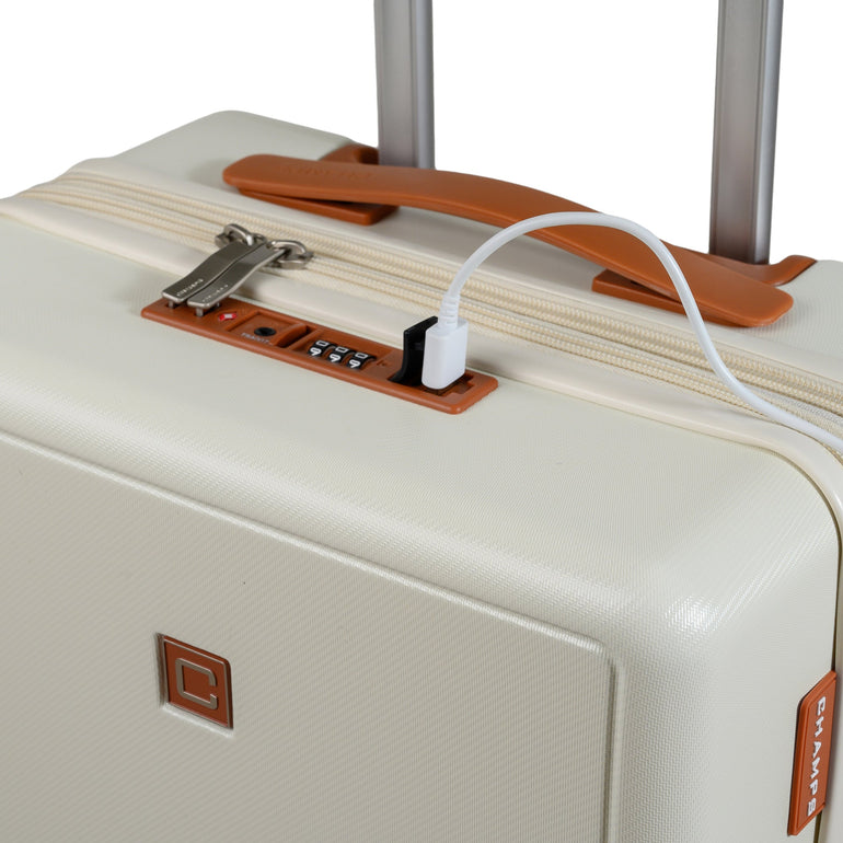 Champs Luggage Champs Vintage Muse Expandable 3-Piece Luggage Set