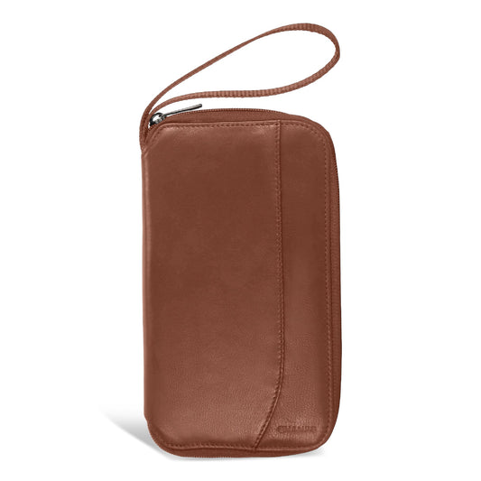 Champs Passport Case Brown Champs Onyx Leather Multi Passport Case