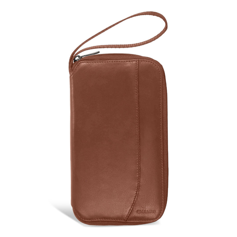 Champs Passport Case Brown Champs Onyx Leather Multi Passport Case