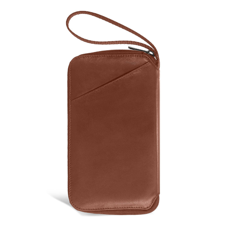 Champs Passport Case Champs Onyx Leather Multi Passport Case