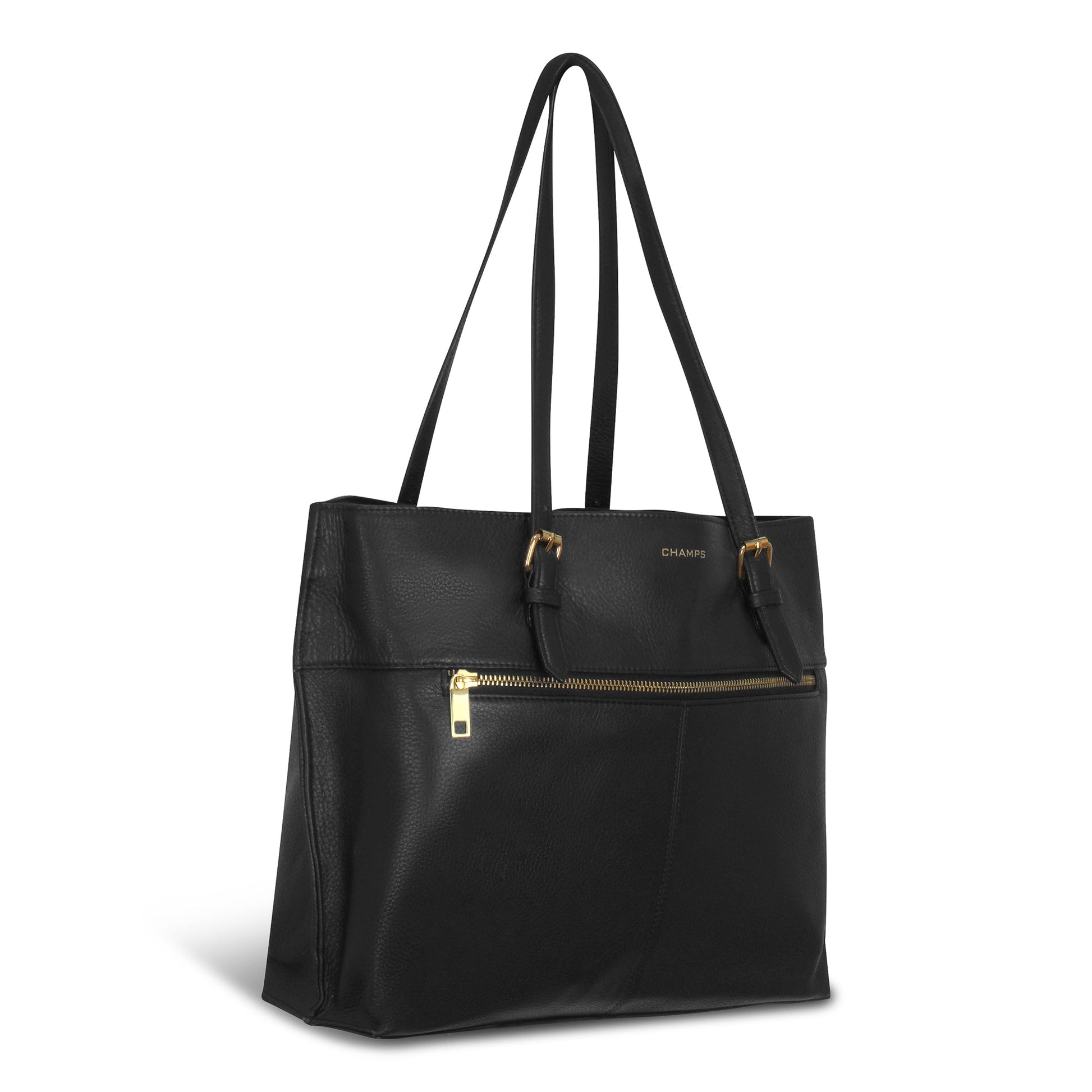 Champs Tote Bag Black Champs Gala Leather Tote Bag
