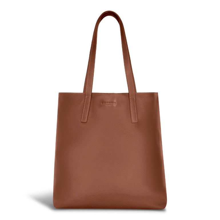 Champs Tote Bag Brown Champs Onyx Leather Vertical Tote