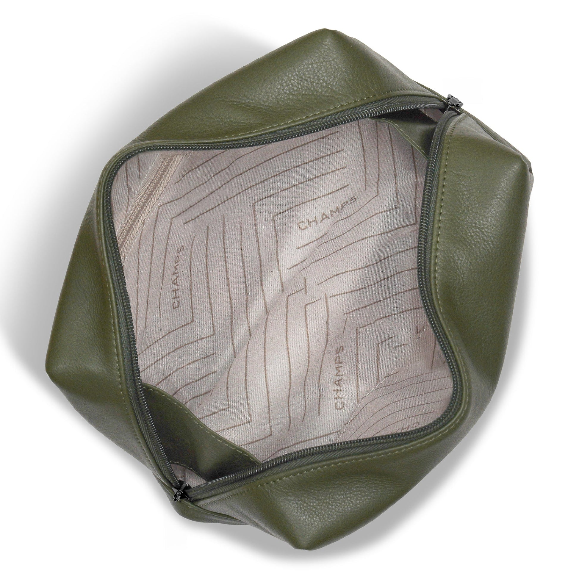 Champs Travel Accessories Champs Onyx Leather Toiletry Bag
