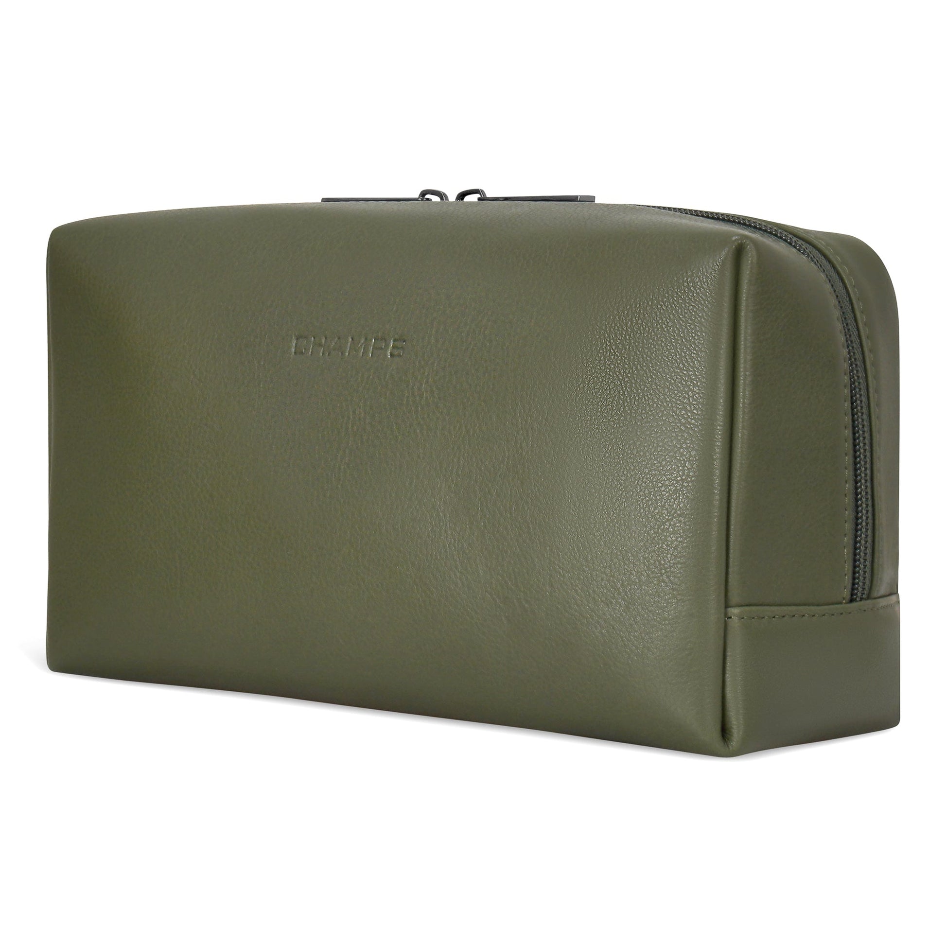 Champs Travel Accessories Champs Onyx Leather Toiletry Bag