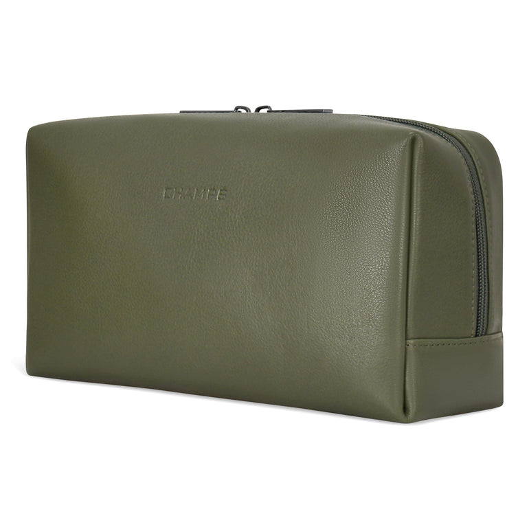 Champs Travel Accessories Champs Onyx Leather Toiletry Bag