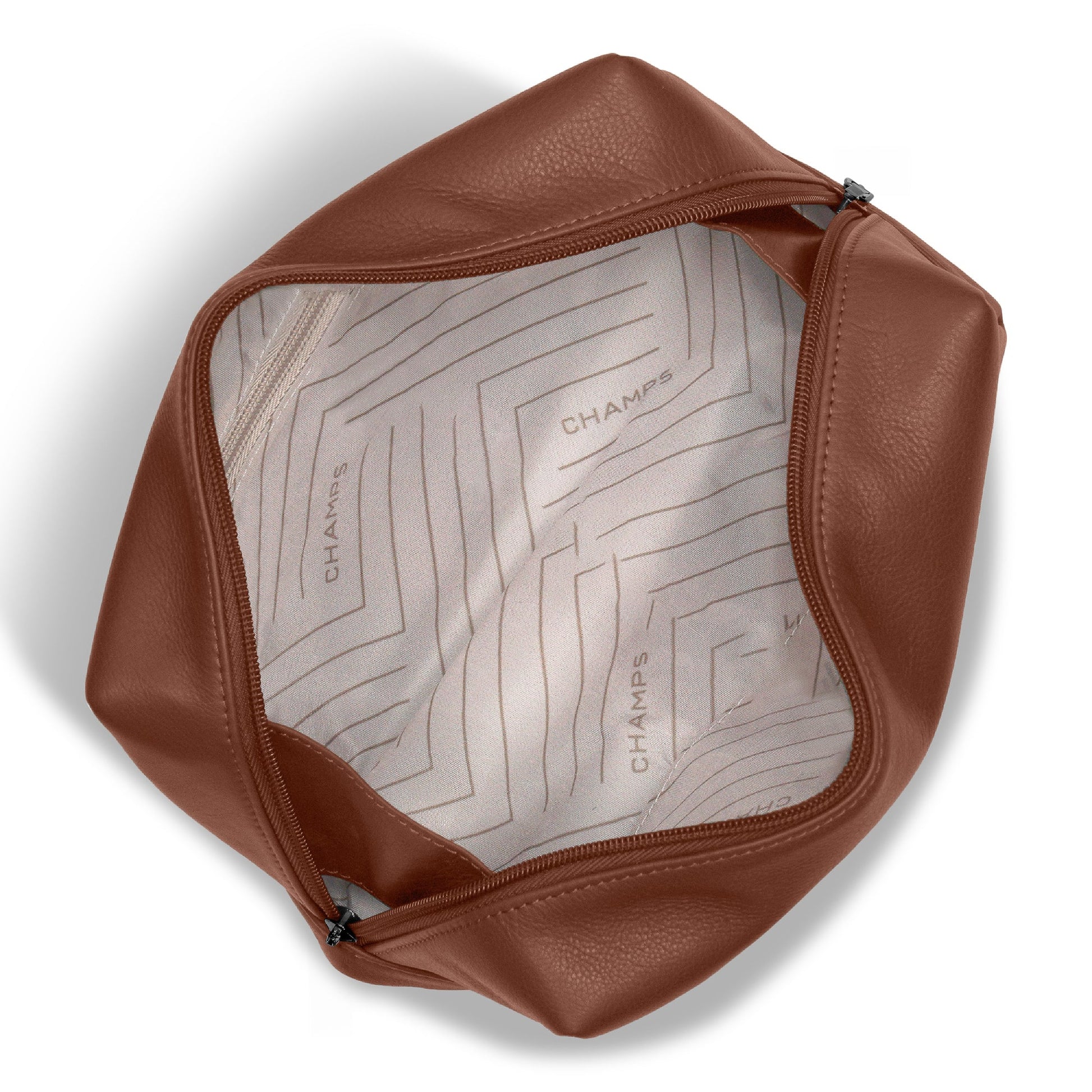 Champs Travel Accessories Champs Onyx Leather Toiletry Bag