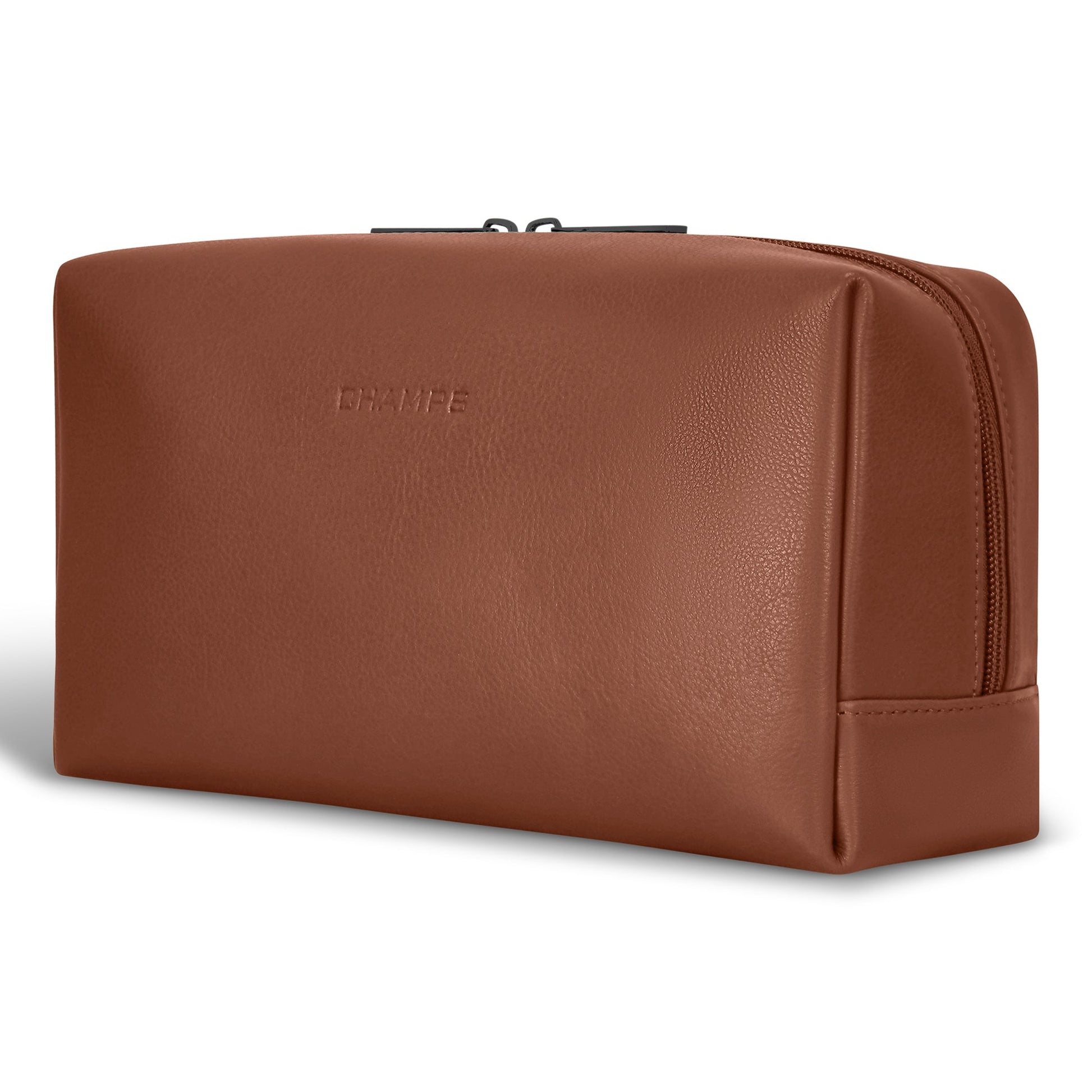 Champs Travel Accessories Champs Onyx Leather Toiletry Bag