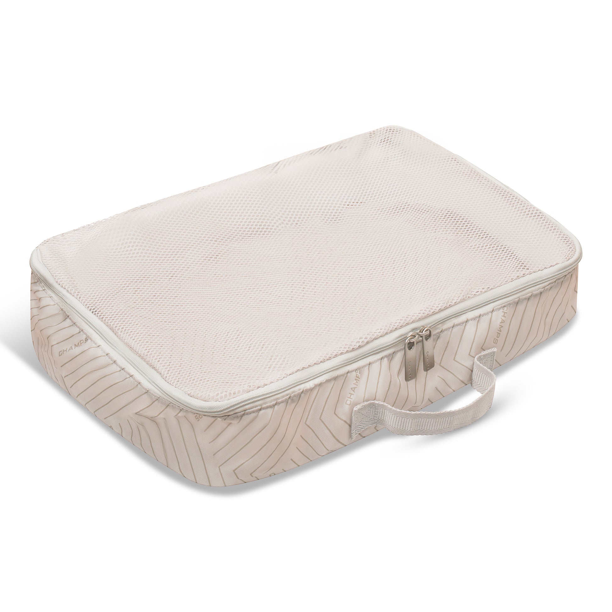 Champs Travel Accessories Off White Champs Vintage Travel Packing Cubes 6-Piece Set
