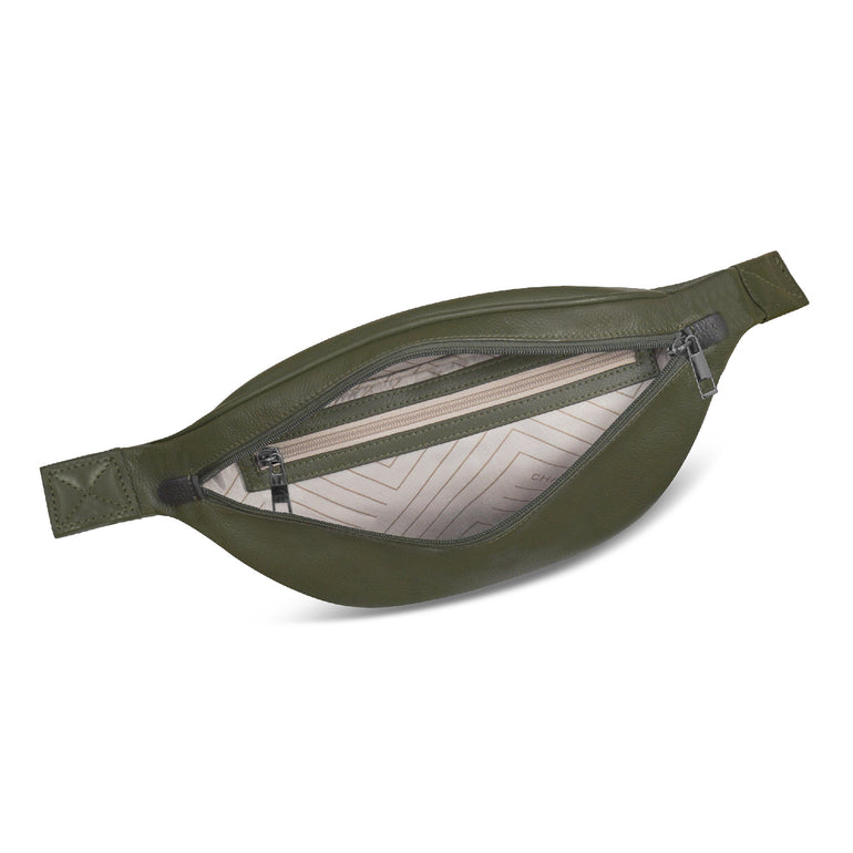 Champs Waist Pouches Champs Onyx Leather Waist Pack