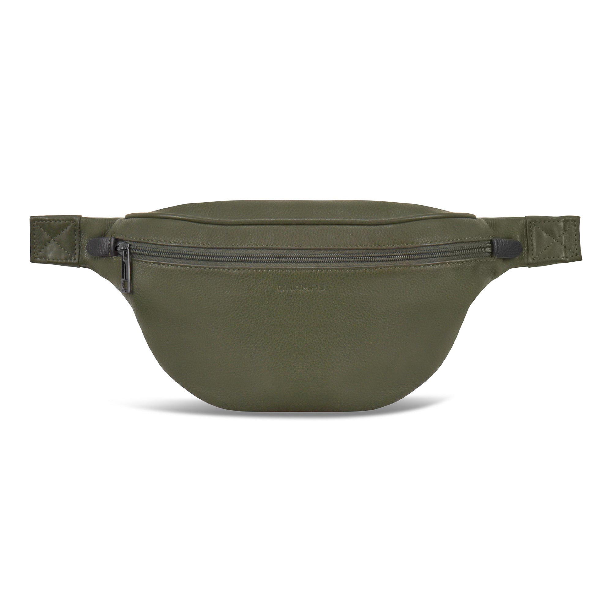 Champs Waist Pouches Khaki Champs Onyx Leather Waist Pack