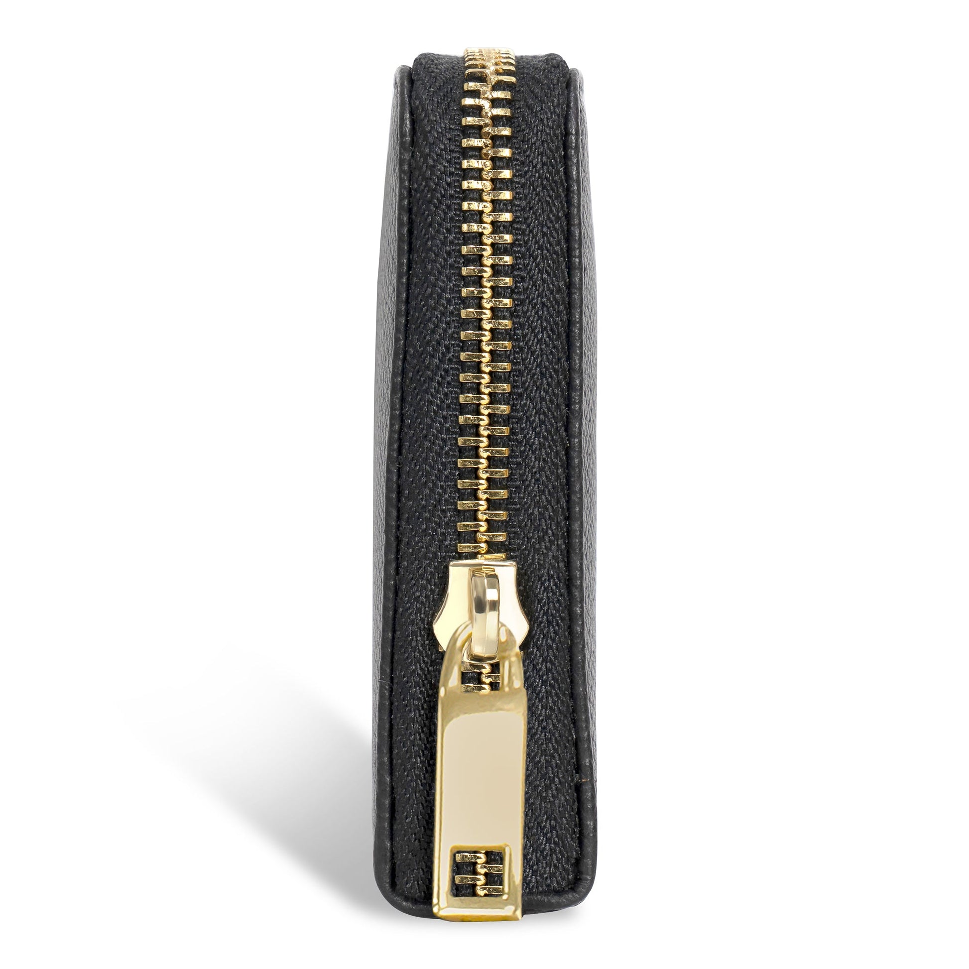 Champs Wallets Black Champs Gala Leather Zip-Clutch Wallet