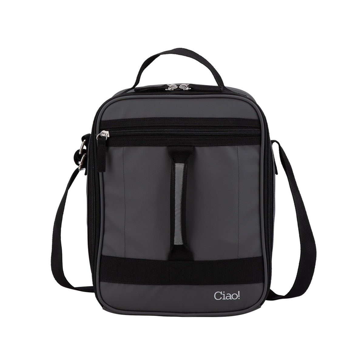 CIAO Lunch Bag Grey CIAO "Kenzo" Front Lid Men's Cooler Bag