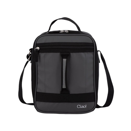 CIAO Lunch Bag Grey CIAO "Kenzo" Front Lid Men's Cooler Bag