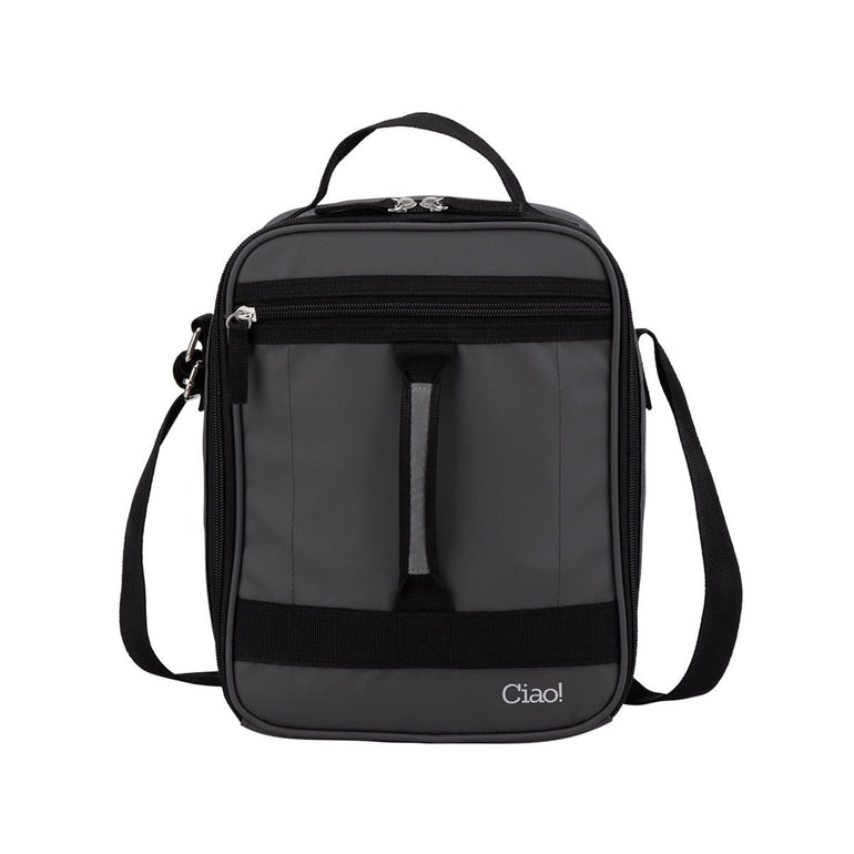 CIAO Lunch Bag Grey CIAO "Kenzo" Front Lid Men's Cooler Bag
