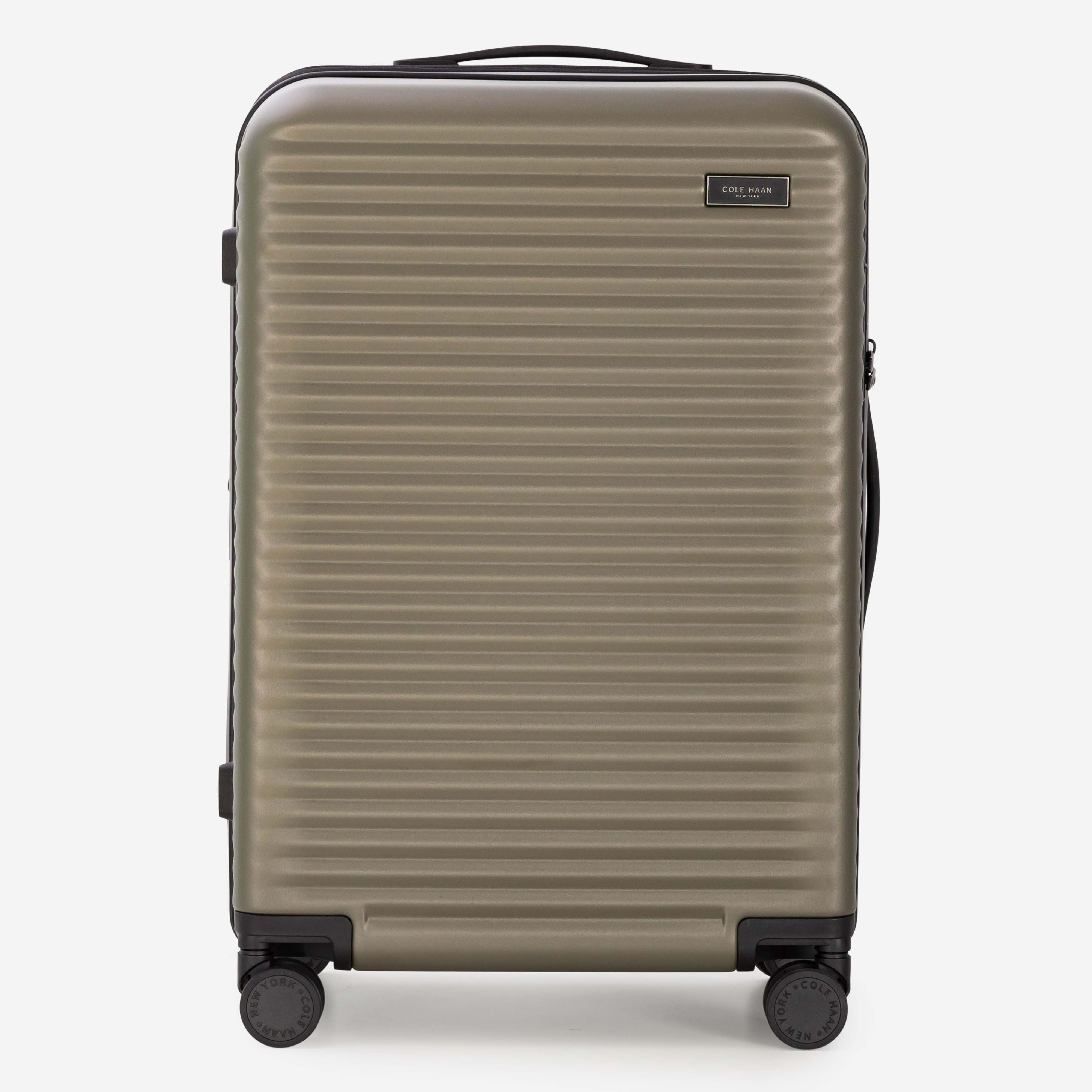 Cole Haan Luggage Deep Olive Cole Haan Traverse Series Premium Hardside Medium Checked Luggage
