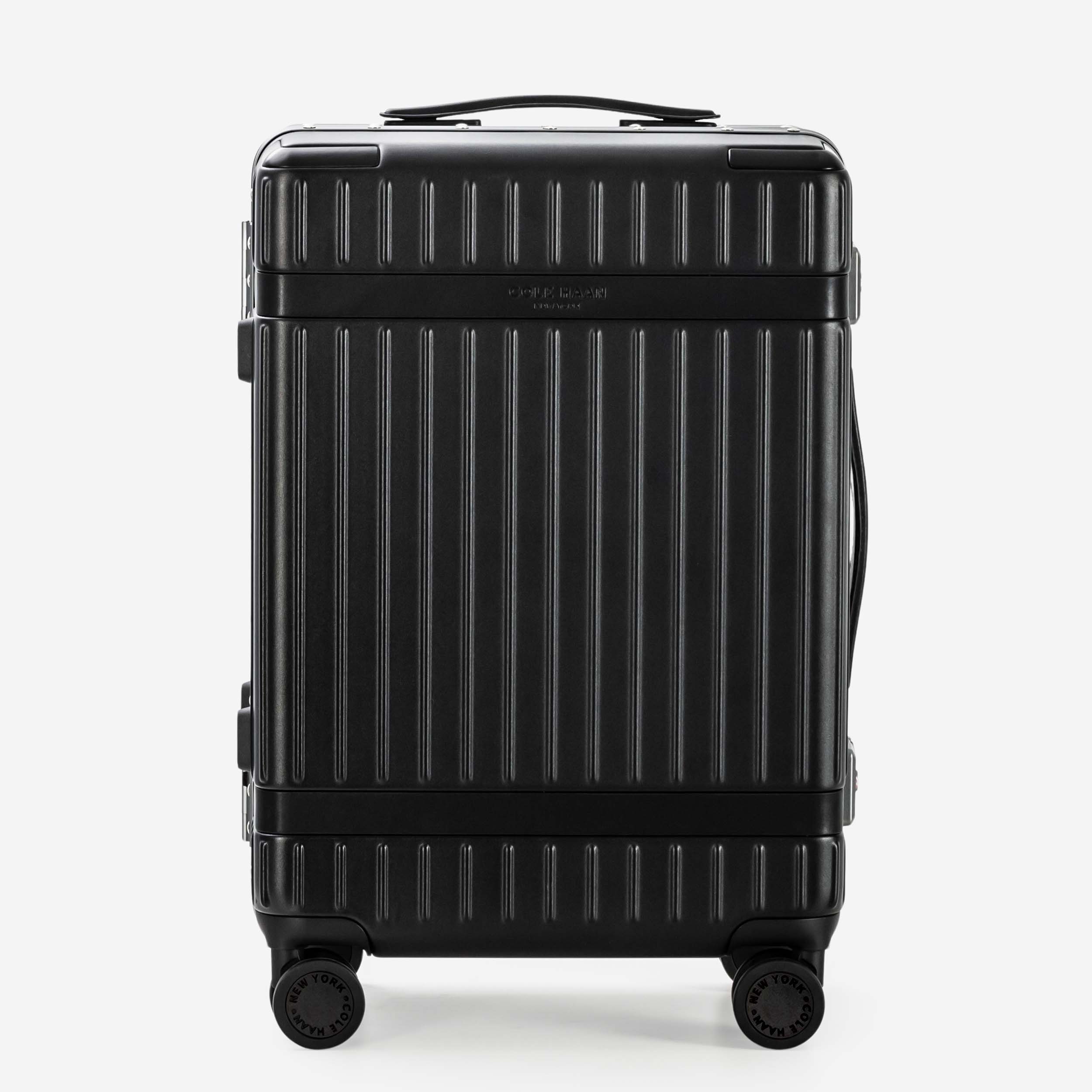 Cole Haan Luggage DNA Black Cole Haan Legacy Grand Pro Premium Hardside Carry-On Luggage
