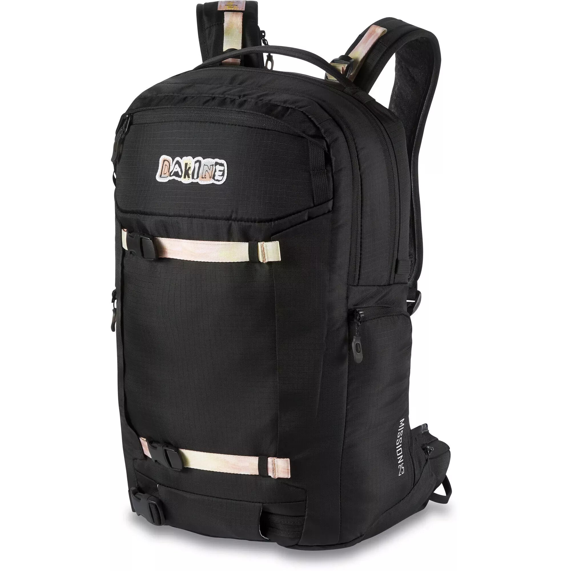 Dakine Backpacks Black Dakine Womens Team Mission Pro 25L Backpack - Jill Perkins - Black