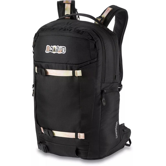 Dakine Backpacks Black Dakine Womens Team Mission Pro 25L Backpack - Jill Perkins - Black