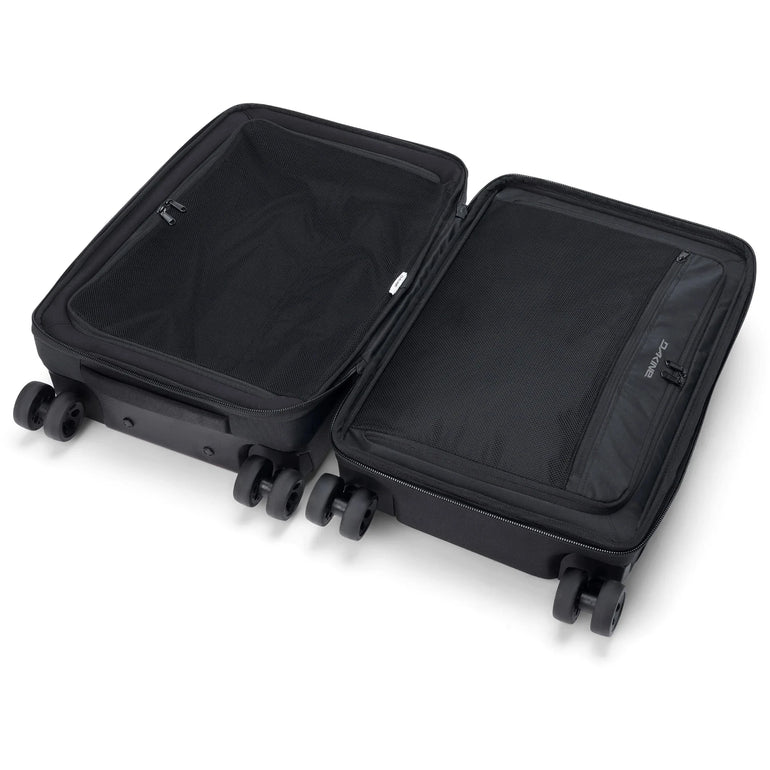 Dakine Luggage Black Dakine Split 4-Wheel Carry On Roller Bag 48L - Black