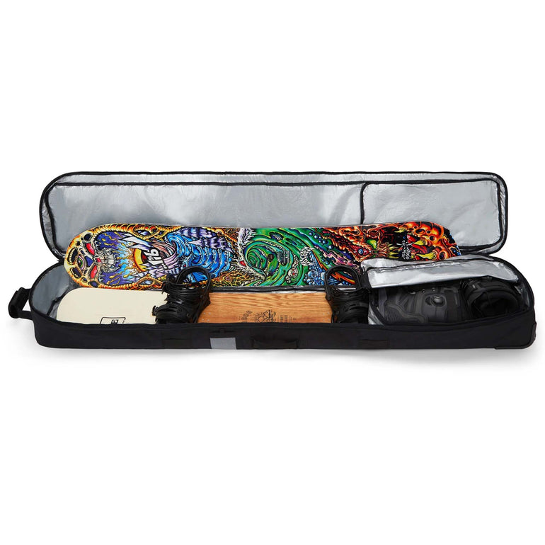 Dakine Snowboard Bag Black Coated Dakine Low Roller Snowboard Bag 175cm - Black Coated