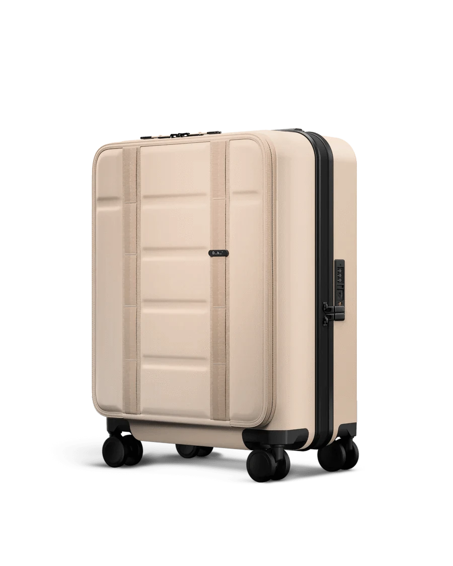 Db Luggage Fogbow Beige Db Ramverk Front-Access Carry-On Luggage