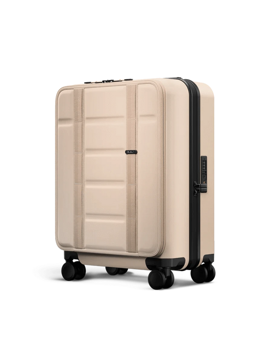 Db Luggage Fogbow Beige Db Ramverk Front-Access Carry-On Luggage