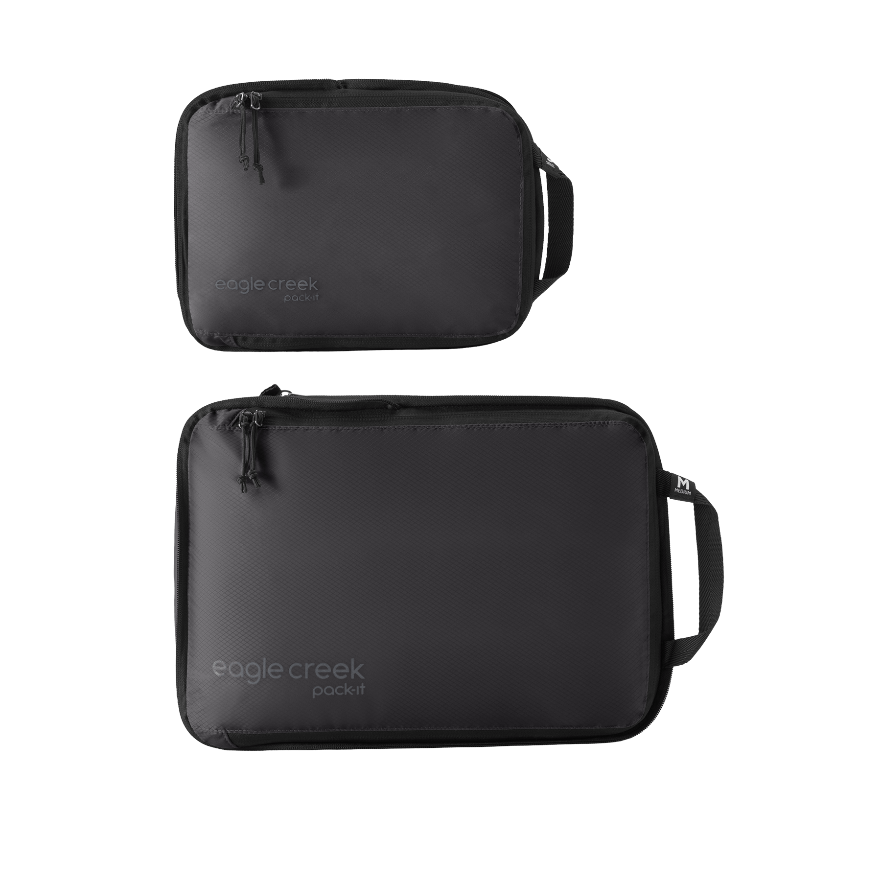 Eagle Creek Travel Accessories Black Eagle Creek Pack-It Isolate Compression Cube S/M Set