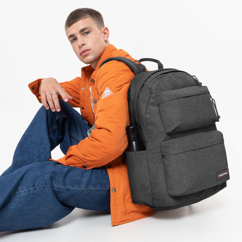 Eastpak Backpacks Black Denim Eastpak Padded Double Backpack - Black Denim