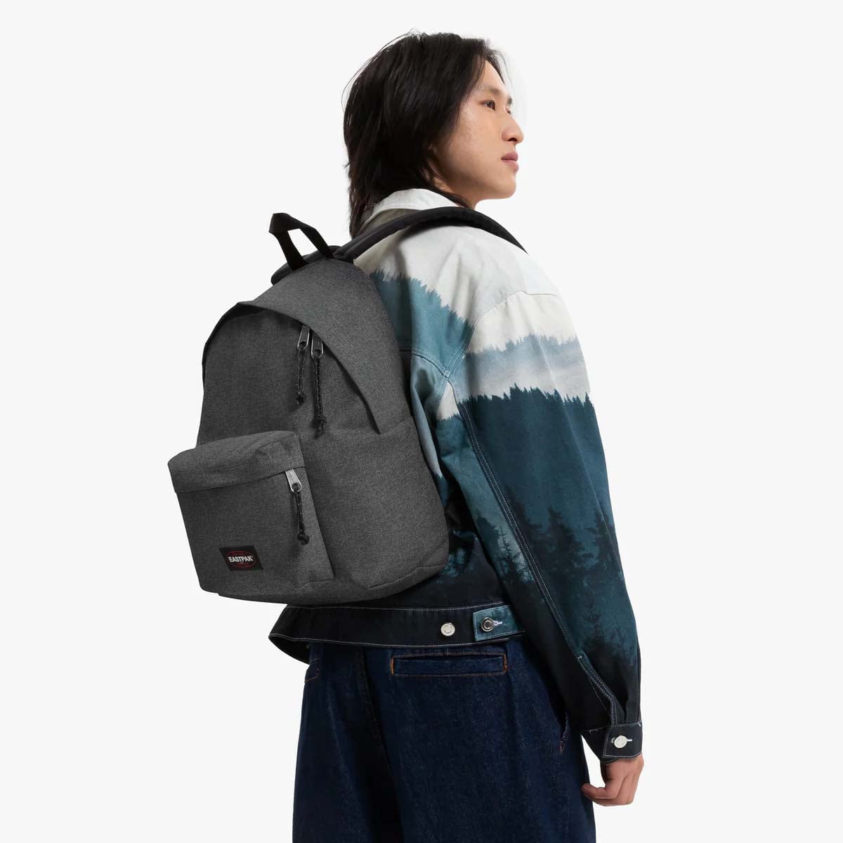 Eastpak Backpacks Black Denim Eastpak Padded Pak'r - Black Denim