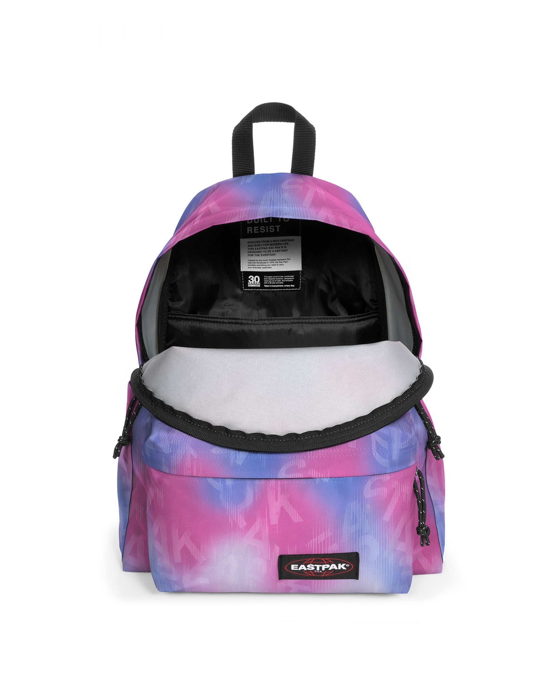 Eastpak Backpacks Letter Dye Dahlia Purple/Fuchsia Eastpak Day Pak'r - Letter Dye Dahlia Purple/Fuchsia