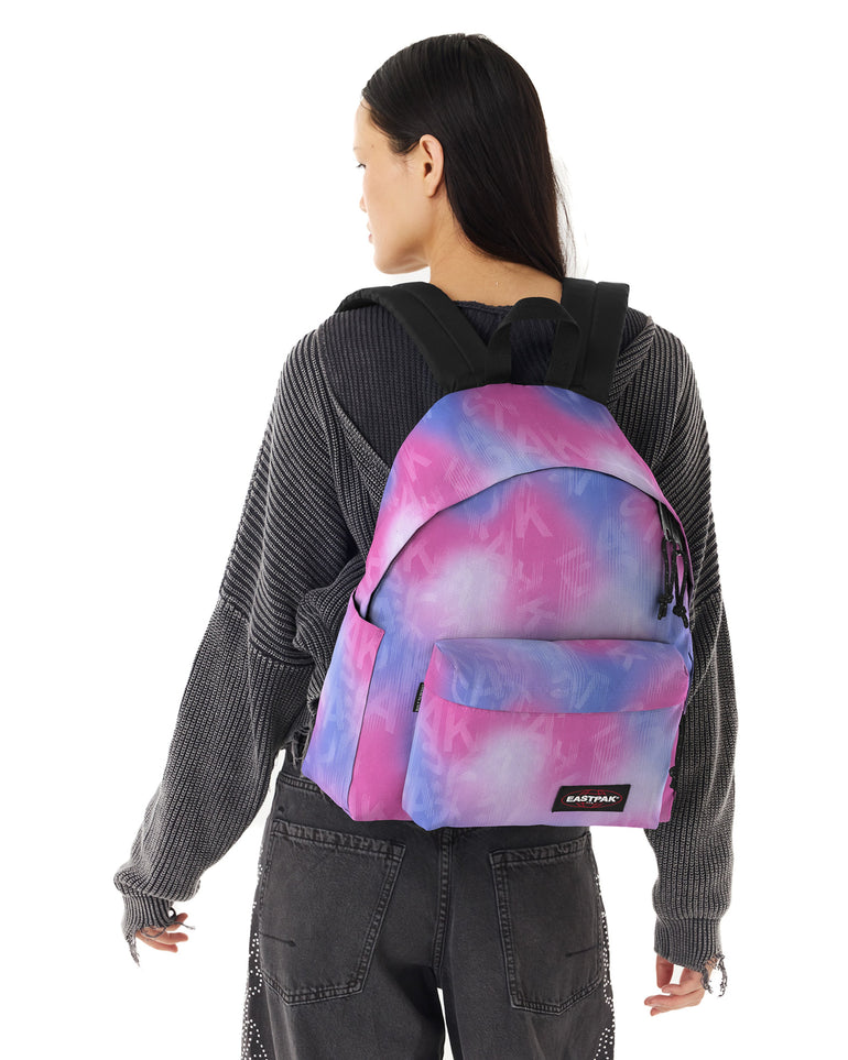 Eastpak Backpacks Letter Dye Dahlia Purple/Fuchsia Eastpak Day Pak'r - Letter Dye Dahlia Purple/Fuchsia