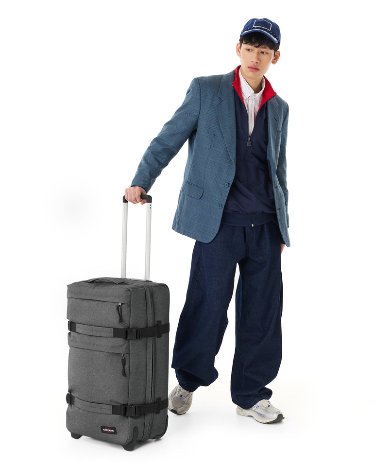 Eastpak Luggage Black Denim Eastpak Transit'r Plus M - Black Denim