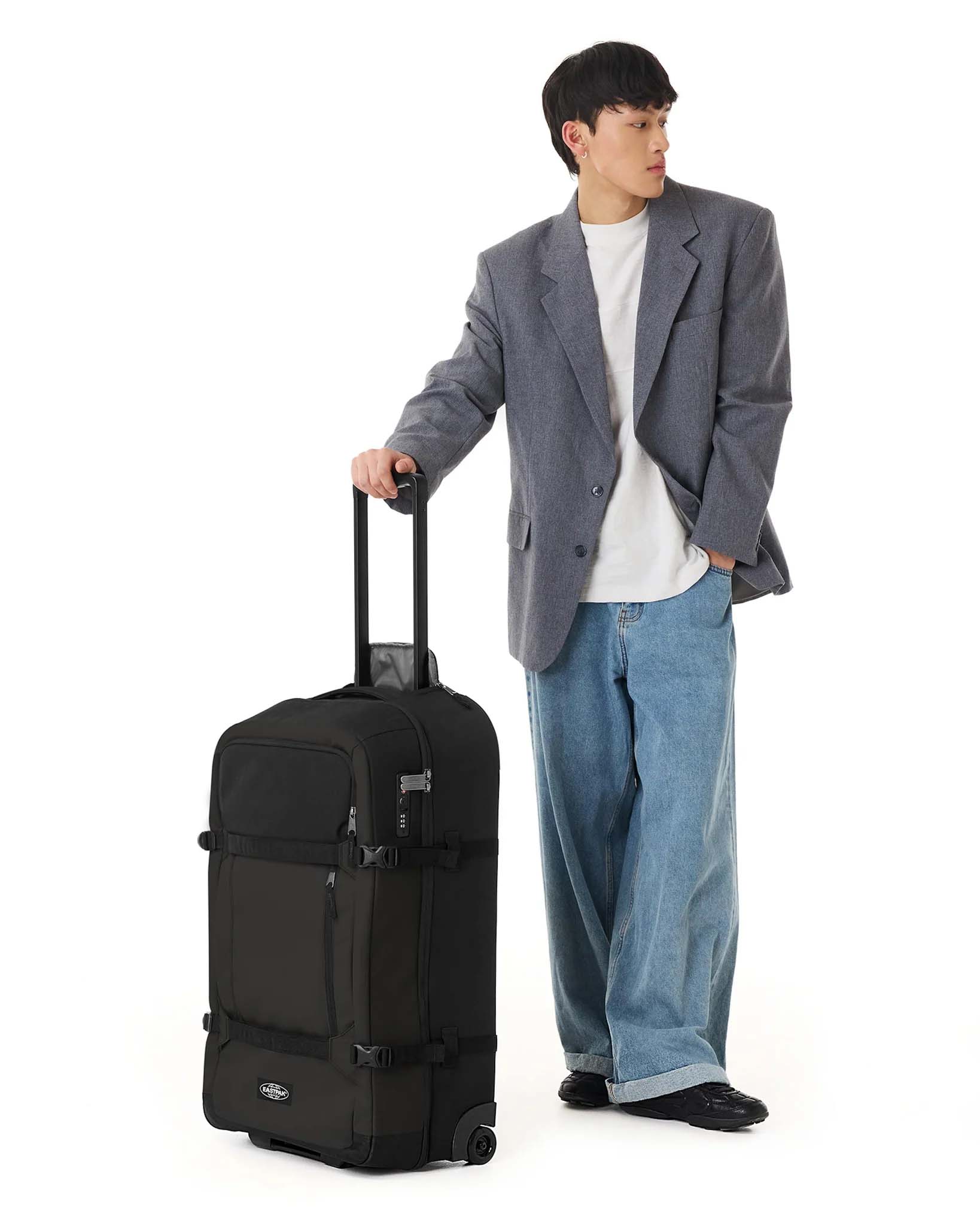 Eastpak Luggage Black Pro Coated Eastpak Transit'r Pro M - Black Pro Coated