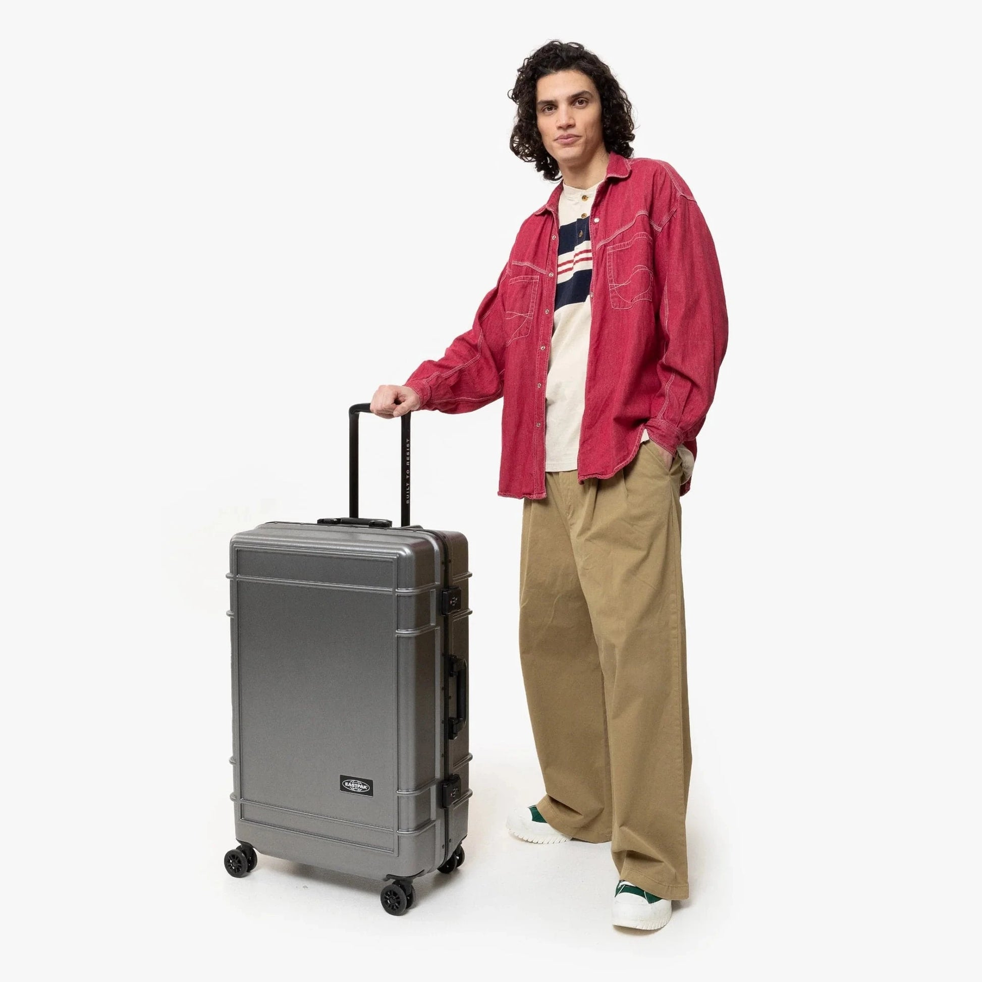 Eastpak Luggage Brushed Metal Eastpak Resist'R Case L - Brushed Metal