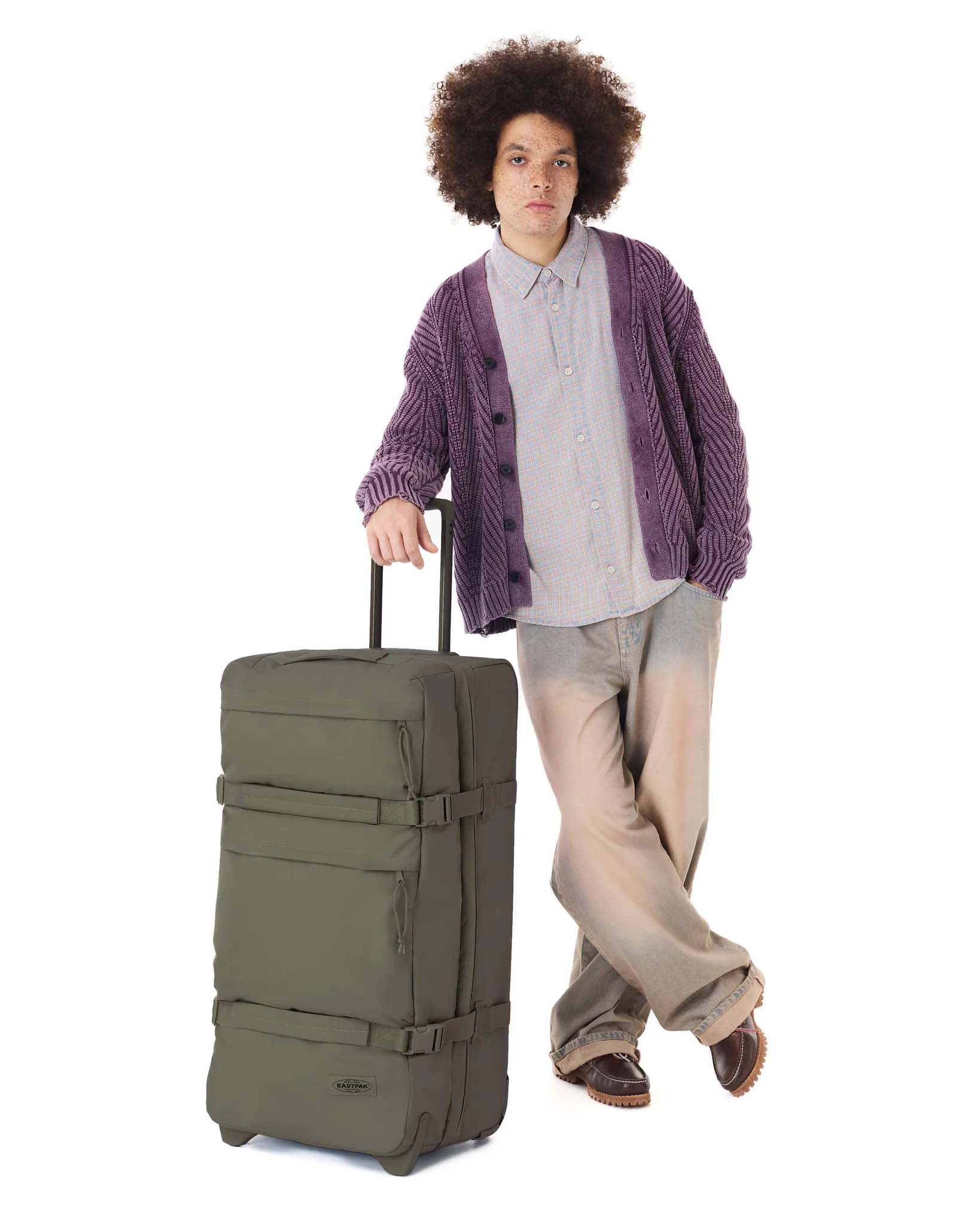 Eastpak Luggage Monotone Khaki Eastpak Transit'r Plus L - Monotone Khaki