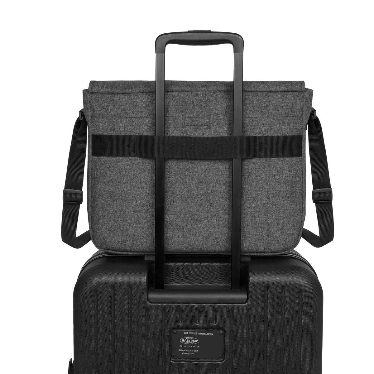 Eastpak Messenger Bags Black Denim Eastpak Delegate + Messenger Bag - Black Denim