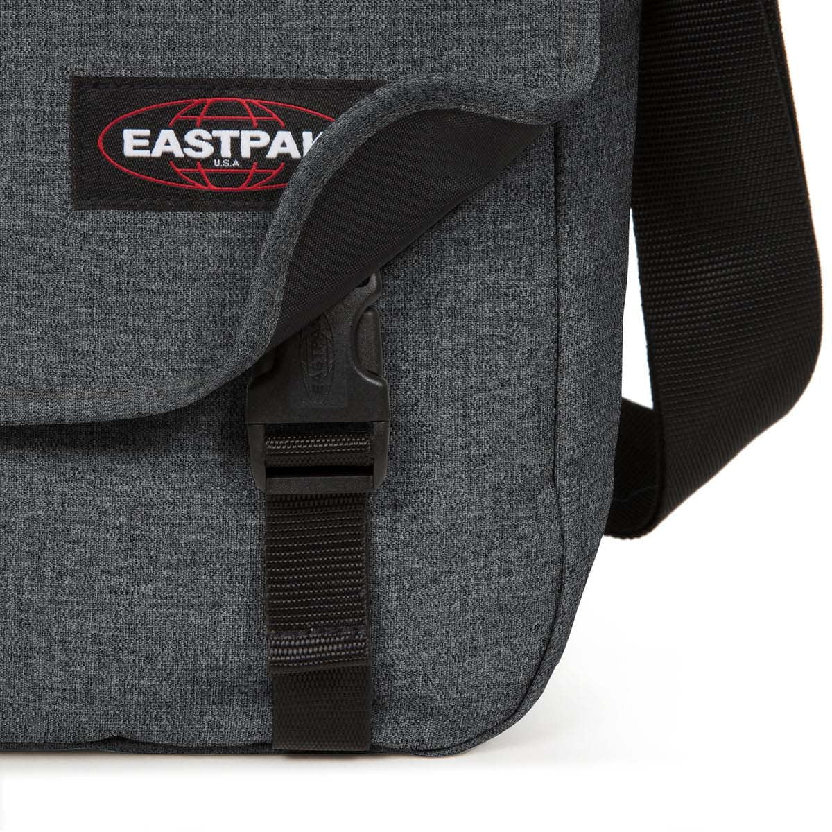 Eastpak Messenger Bags Black Denim Eastpak Delegate + Messenger Bag - Black Denim