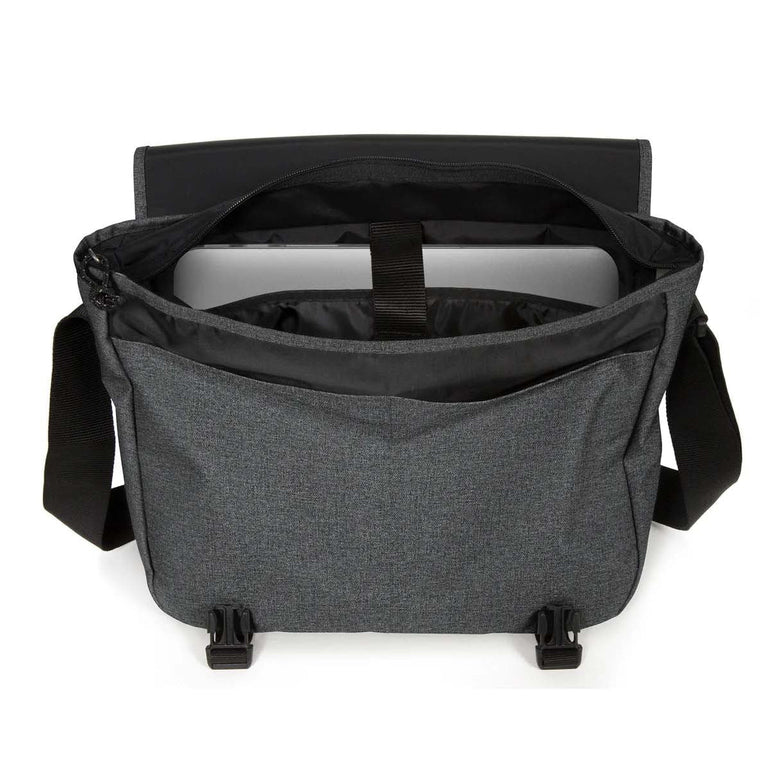 Eastpak Messenger Bags Black Denim Eastpak Delegate + Messenger Bag - Black Denim