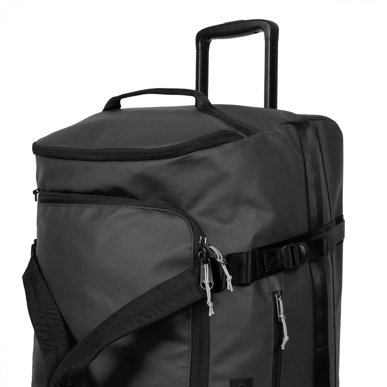 Eastpak Wheeled Duffle Tarp Black2 Eastpak Duffel Pack Wheel L - Tarp Black2
