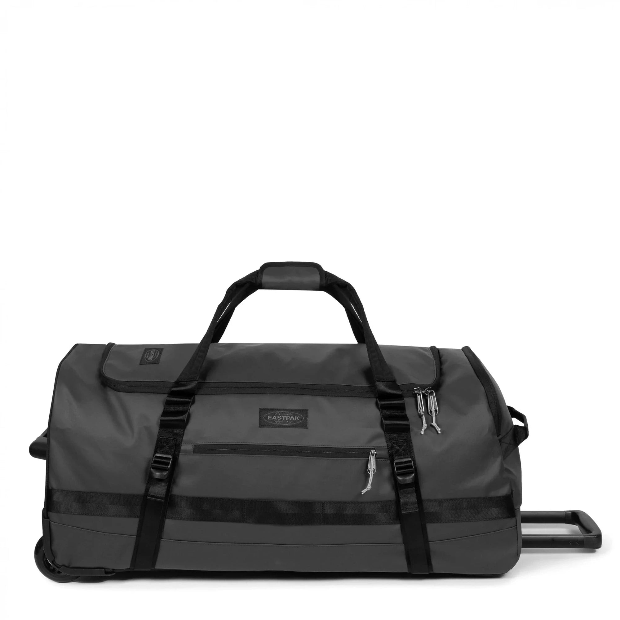 Eastpak Wheeled Duffle Tarp Black2 Eastpak Duffel Pack Wheel L - Tarp Black2