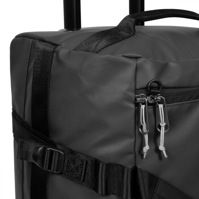 Eastpak Wheeled Duffle Tarp Black2 Eastpak Duffel Pack Wheel S - Tarp Black2